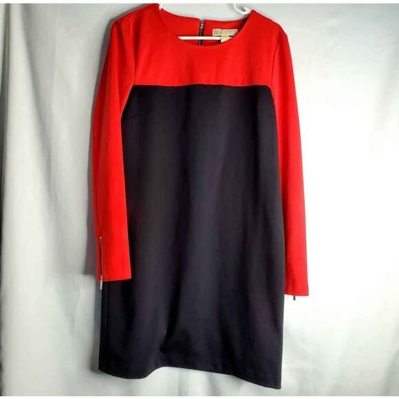 MICHAEL Michael Kors Red Black
Zip Shift Dress 12 - Picture 1 of 3